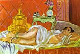 Henri Matisse Odalisque Harmony in Red painting
